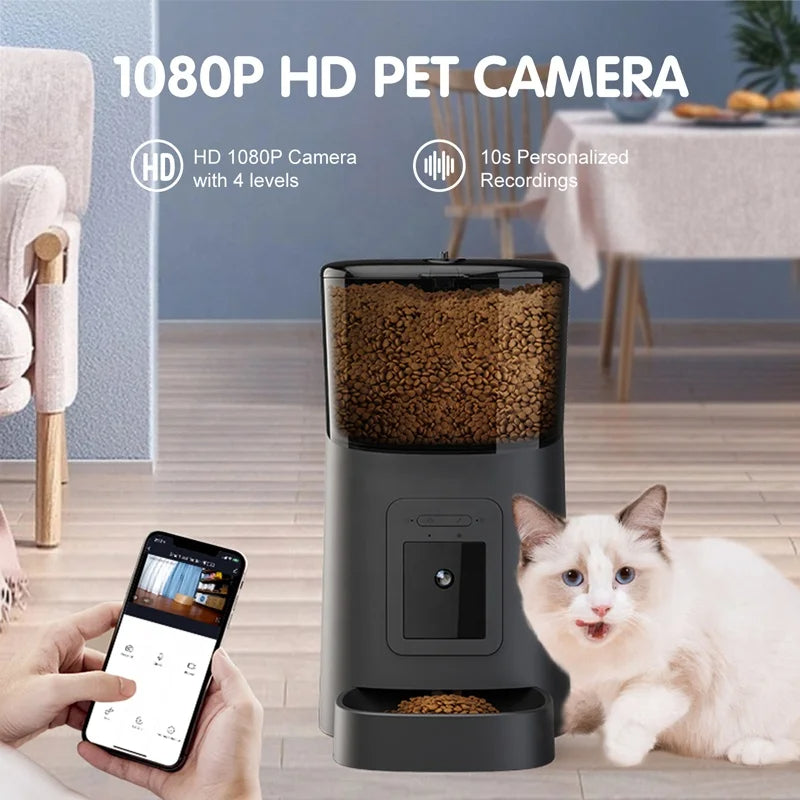 Pawsitive Paradise™️ - Automatic Pet Feeder With Camera