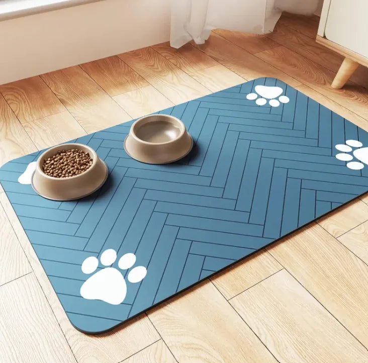 Pawsitive Paradise - Dry Diatom Pet Feeding Mat