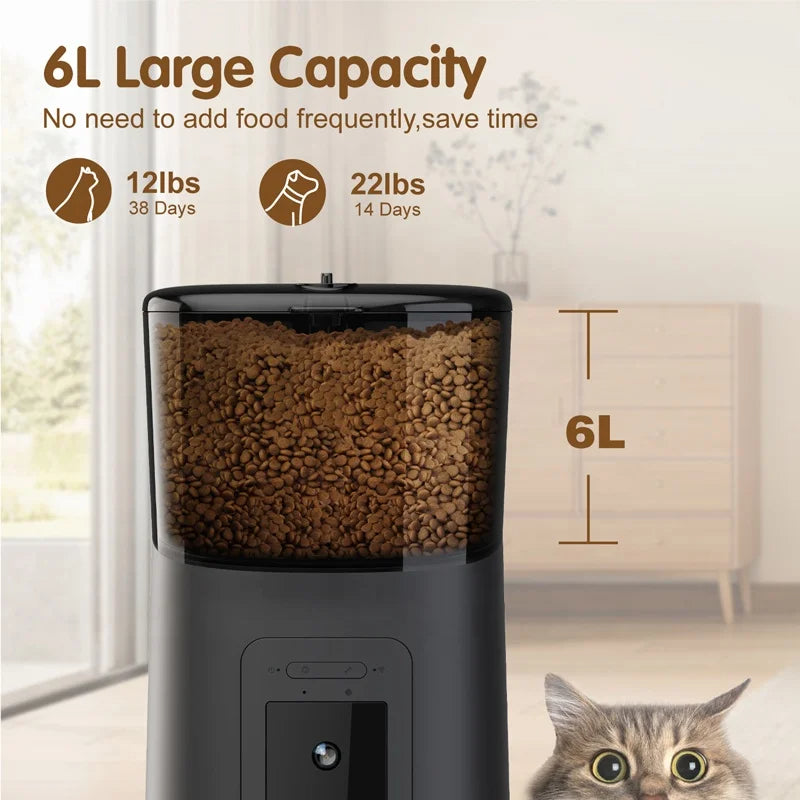 Pawsitive Paradise™️ - Automatic Pet Feeder With Camera