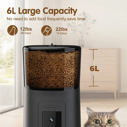 Pawsitive Paradise™️ - Automatic Pet Feeder With Camera