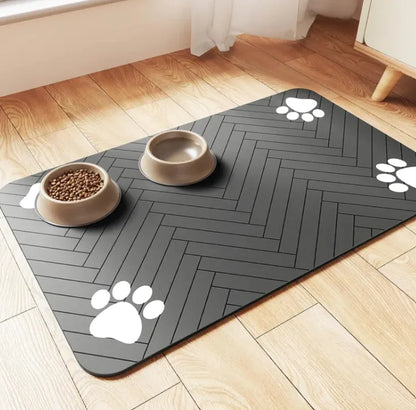 Pawsitive Paradise - Dry Diatom Pet Feeding Mat