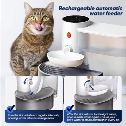 Pawsitive Paradise™️ - Pet Water Fountain with Smart Alerts