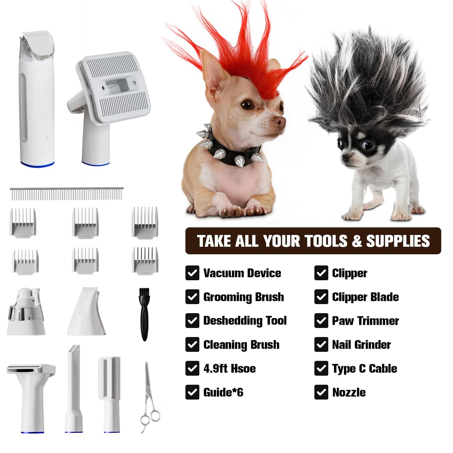 Pawsitive Paradise™️ - Ultimate Pet Grooming & Vacuum Kit