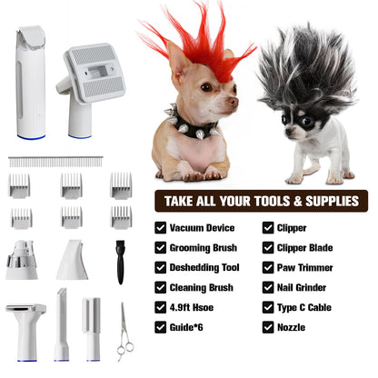 Pawsitive Paradise™️ - Ultimate Pet Grooming & Vacuum Kit