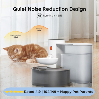 Pawsitive Paradise™️ - Pet Water Fountain with Smart Alerts
