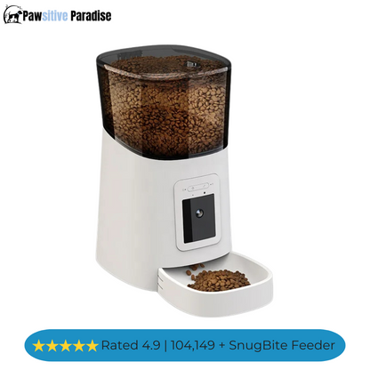 Pawsitive Paradise™️ - Automatic Pet Feeder With Camera
