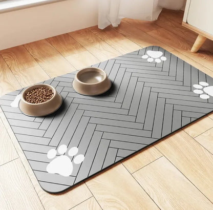 Pawsitive Paradise - Dry Diatom Pet Feeding Mat